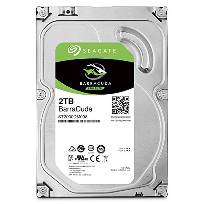 Seagate BarraCuda 2TB Internal Hard Drive HDD - 3.5 Inch SATA 6Gb/s 7200 RPM 256MB Cache 3.5-Inch - Frustration Free Packaging (ST2000DMZ08) by Seagate - Image 2