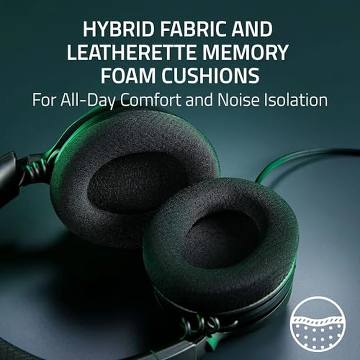 Razer Kraken V4 X Wired Gaming Headset: 40 mm Drivers - Cardioid Mic - Memory Foam Cushions - Chroma RGB Lighting - Type C & Type A Cable - for PC, Mac, PS5, Nintendo Switch, Steam Deck, Smartphone by Razer - Image 5