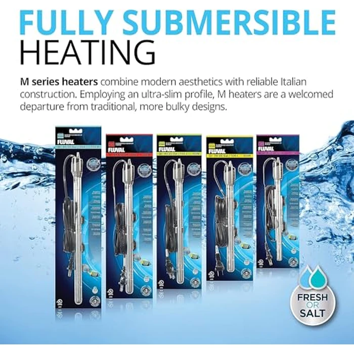 Fluval M 100-Watt Submersible Aquarium Heater - Compact, High-Performance, Reliable Heating For Fresh & Saltwater Tanks by Fluval - Image 2