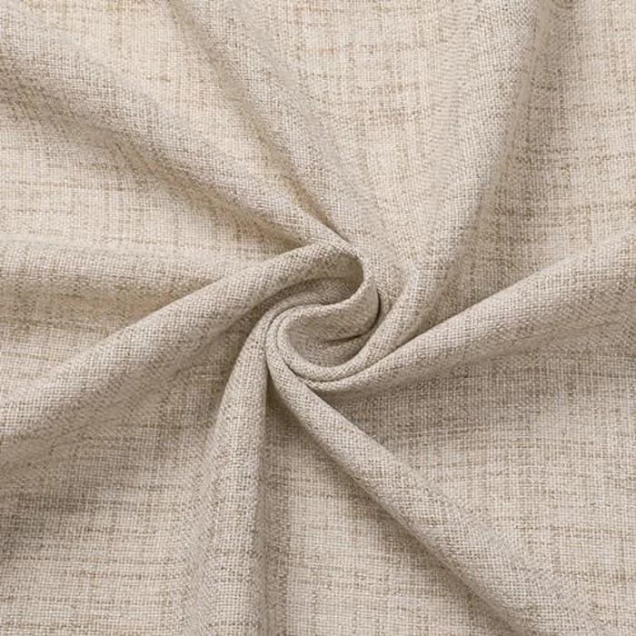 Tollpiz Short Linen Tier Curtains Rod Pocket Semi Sheer Half Kitchen Curtain Burlap Light Filtering Thick Linen Drapes for Bathroom, 30 x 24 inches Long, Natural, Set of 2 Panels by Tollpiz - Image 9