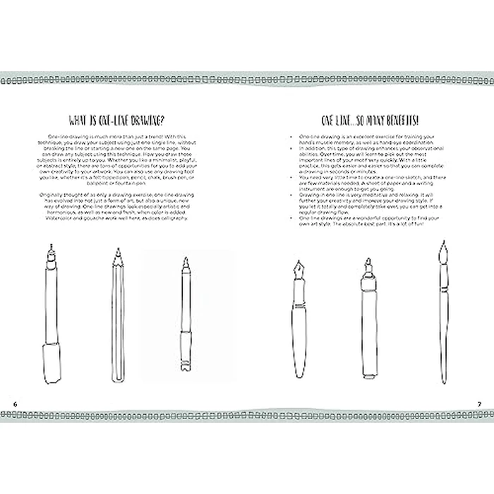 15-Minute Drawing: One-Line Drawing: Learn to draw florals, portraits, and more using a single line! by Walter Foster Publishing - Used - Good condition - CA$16.08