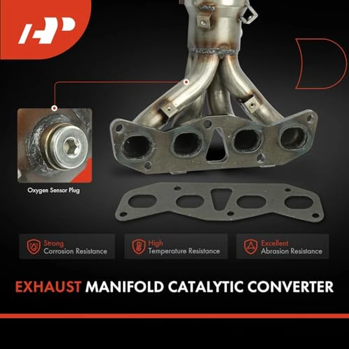 A-Premium Front Catalytic Converter w/Exhaust Manifold w/Gasket Kit Direct-Fit - Compatible with Nissan Vehicles - Altima 2002-2006 L4 2.5L, Sentra 2002-2006 L4 2.5L - E.P.A. Compliant by A-Premium - Image 5