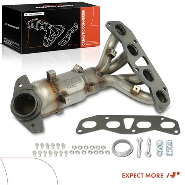 A-Premium Front Catalytic Converter w/Exhaust Manifold w/Gasket Kit Direct-Fit - Compatible with Nissan Vehicles - Altima 2002-2006 L4 2.5L, Sentra 2002-2006 L4 2.5L - E.P.A. Compliant by A-Premium - Image 9