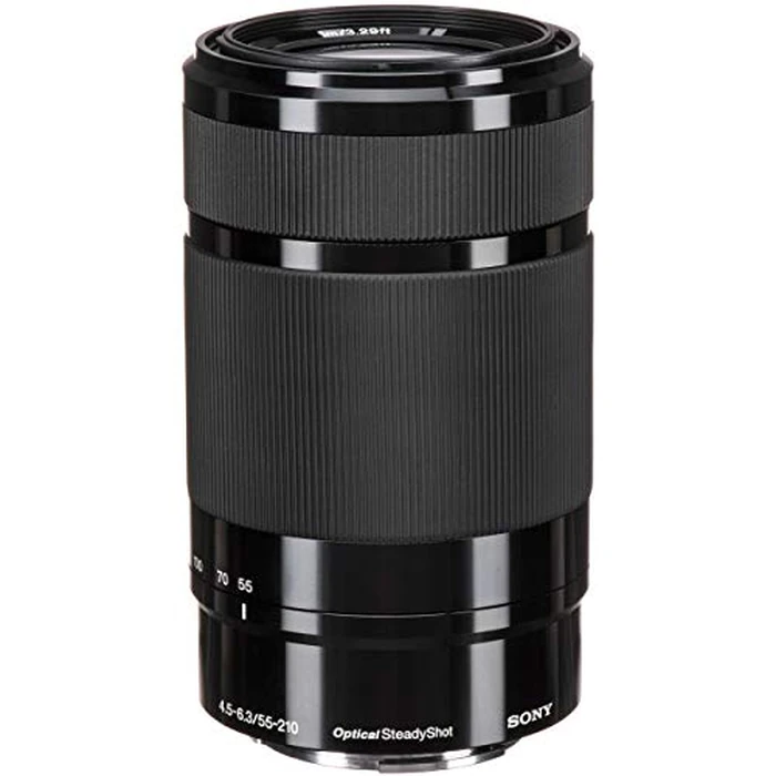 Sony E 55-210mm F4.5-6.3 Lens for Sony E-Mount Cameras (Black) (SEL55210/B), Telephoto by Sony - Image 1