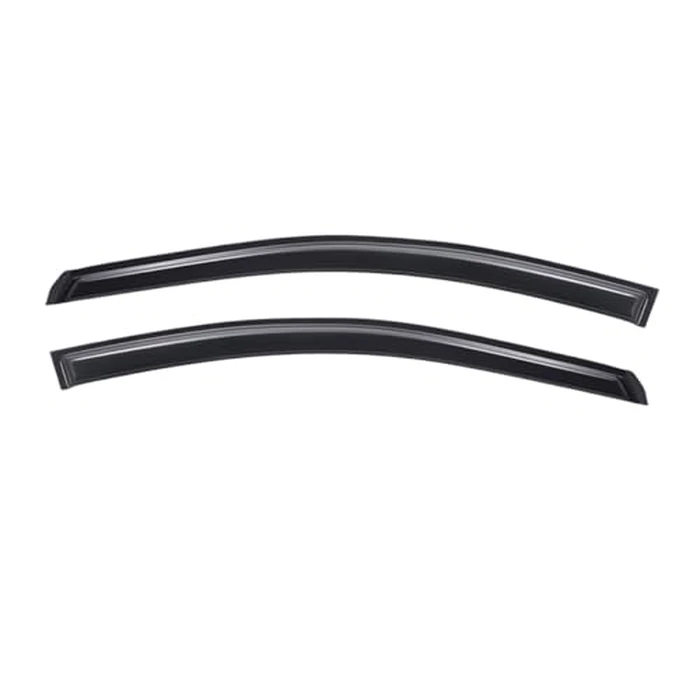 Lightronic Extra Durable Outside-Mount Auto Vent Window Visor, Fits 2006-2011 Honda Civic Coupe (2-Doors), UV Protection Rain Guard, Original Wind Deflector, No-Drill Easy Install, Dark Smoke, 2-Pcs by Lightronic - Image 3