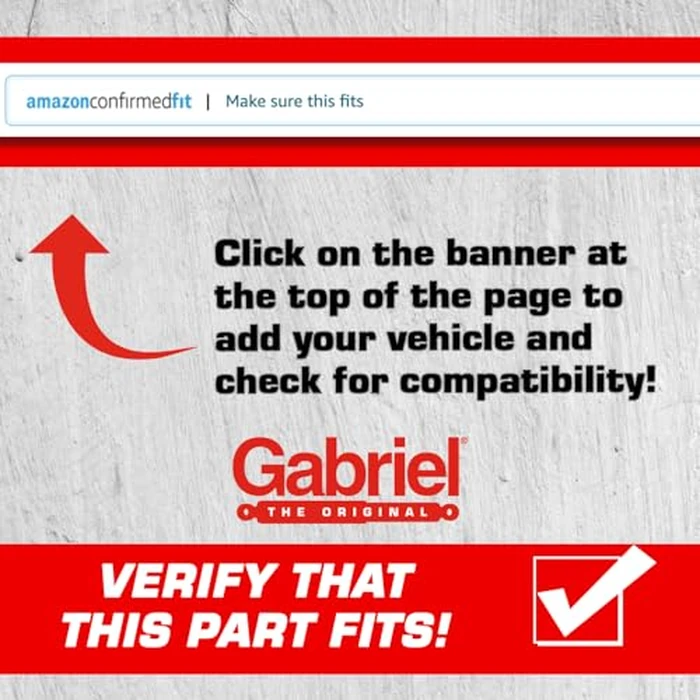 Gabriel Load Carrier 34076 Towing & Hauling Front Shocks (Pair) fits Ford Ranger, E-150, E-250, E-350 Econoline, E-450 Super Duty, Explorer; Mazda B2300, B3000, B4000, Navajo by Gabriel - Image 2