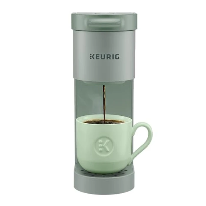 Keurig K-Mini Go Single Serve K-Cup Pod Coffee Maker, Sage by Keurig - Image 1