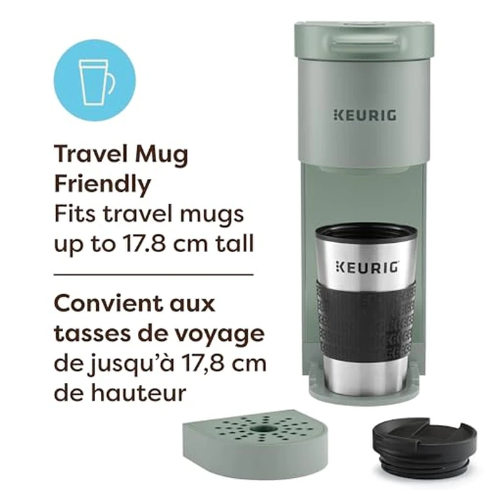 Keurig K-Mini Go Single Serve K-Cup Pod Coffee Maker, Sage by Keurig - Image 6