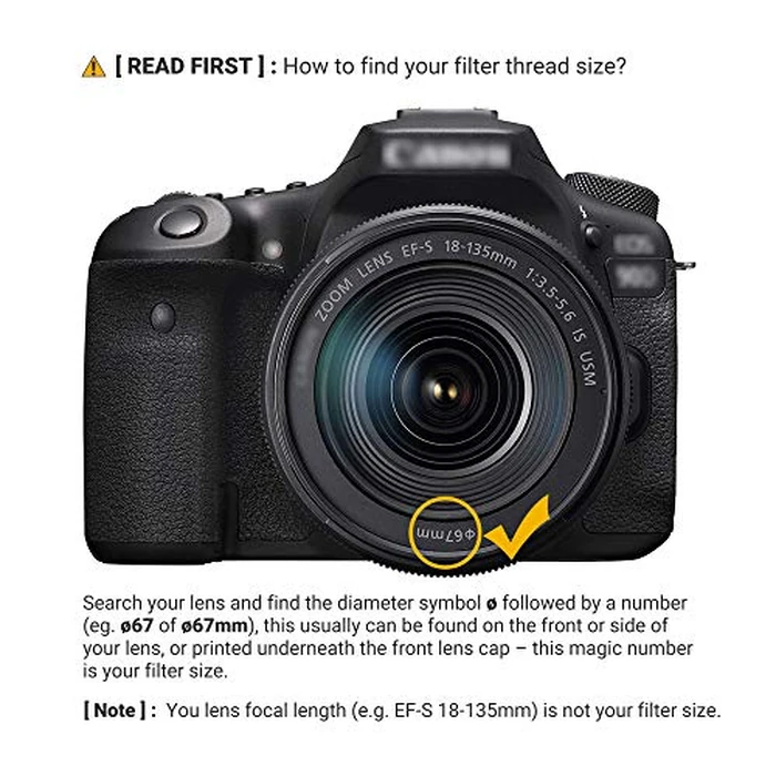 JJC Multi-Coated 67mm UV Filter for Canon EOS R RP R6 with RF 24-105mm f4-7.1 is STM Kit Lens for Canon 90D 80D 70D 77D with EF-S 18-135mm f3.5-5.6 Kit Lens & Other Lenses with 67mm Filter Thread by JJC - Image 2