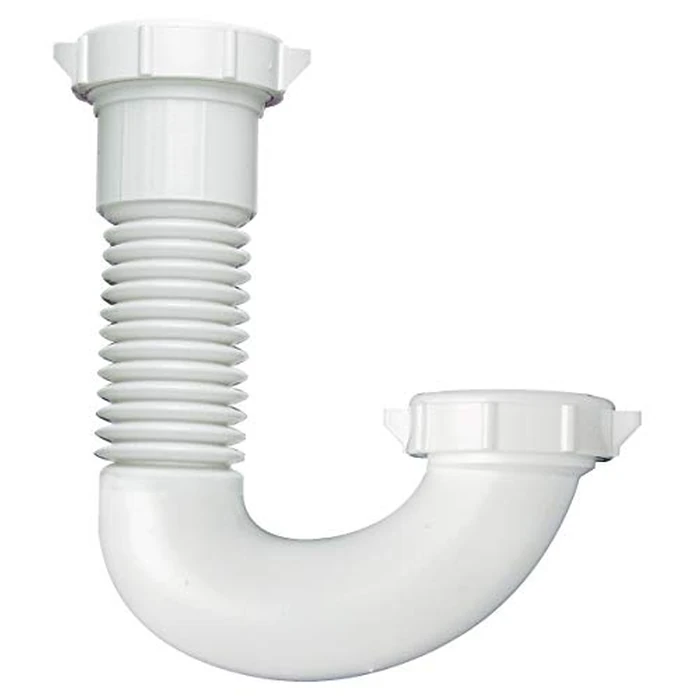 Plumb Pak PP812-50 Flex 'N Fix J Bend, 1-1/2" or 1-1/4" inlet , White by Plumb Pak - Used - Very Good condition - US$5.75