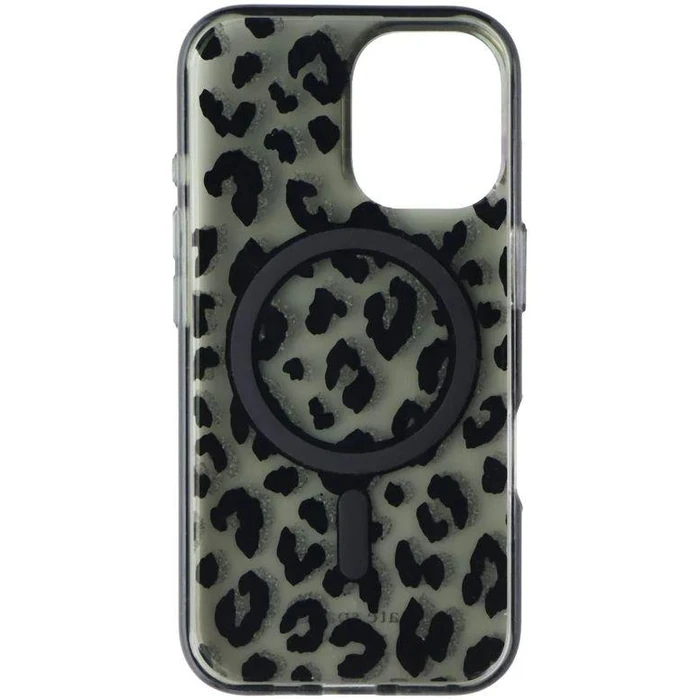 Kate Spade Protective Phone Case with MagSafe for iPhone 16 - Black City Leopard by Kate Spade - Image 5
