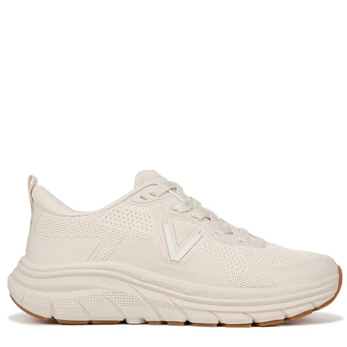 Vionic Women's Walk Max Sneaker, Cream, 9 Wide by Vionic - Image 5