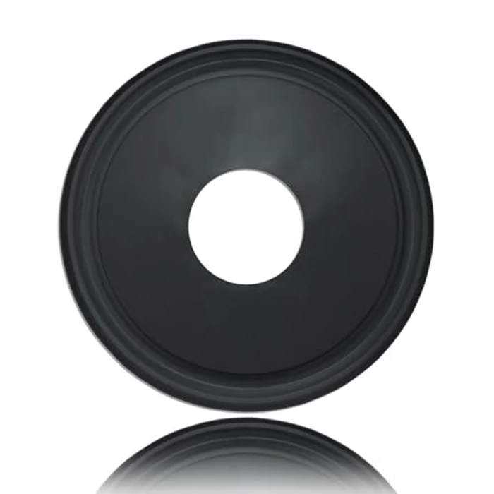 ELFCAB Molded Nylon Ceiling Medallion for Light Fixtures and Ceiling Fans Black 13"OD x 4"ID x 1-1/8"P (Fits Canopies up to 10-1/2") by ELFCAB - Image 6