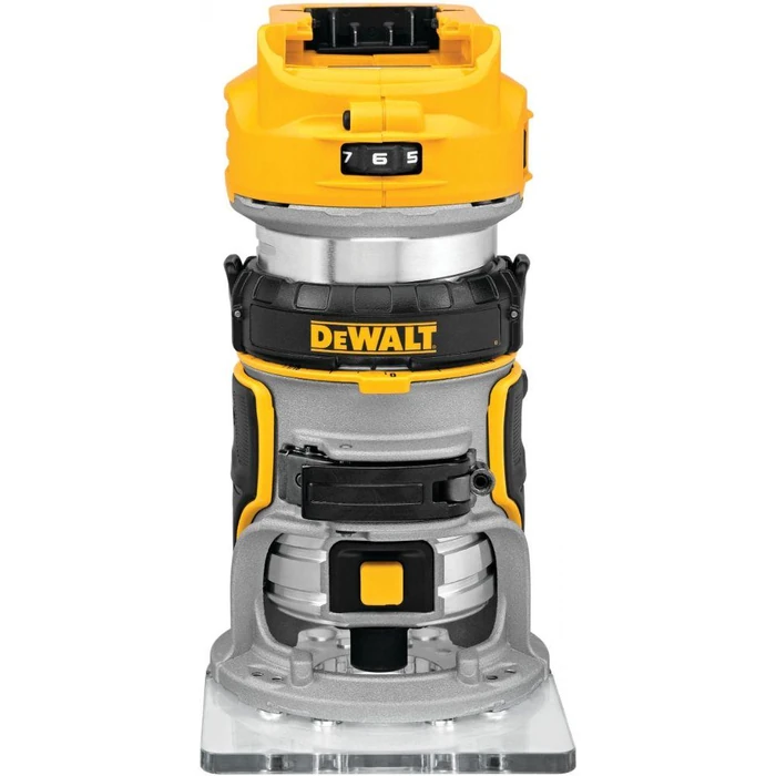 Dewalt DCW600B-R 20V MAX* XR Brushless Cordless Compact Router (Tool Only) - Yellow by Dewalt - Image 1