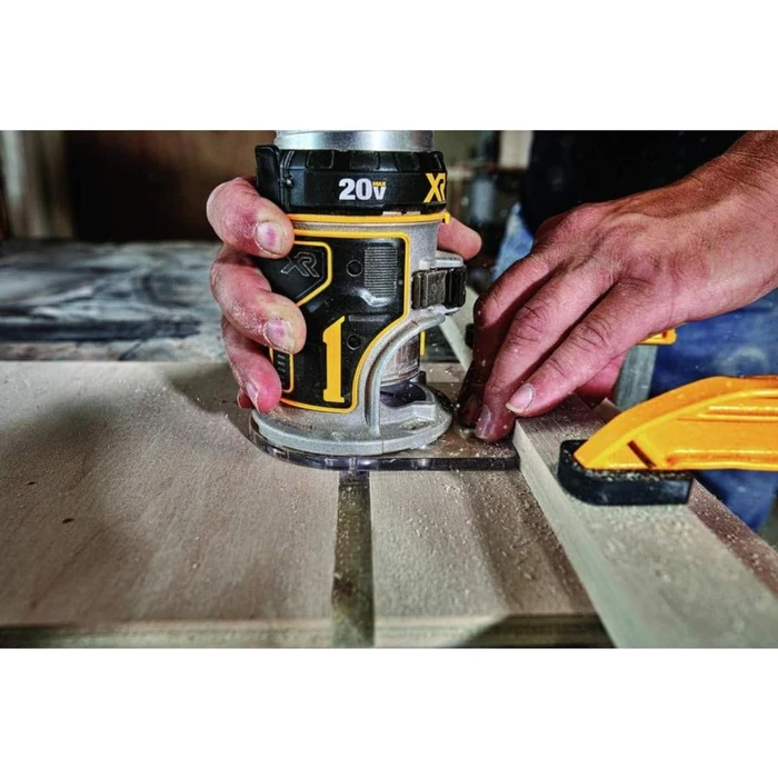 Dewalt DCW600B-R 20V MAX* XR Brushless Cordless Compact Router (Tool Only) - Yellow by Dewalt - Image 8