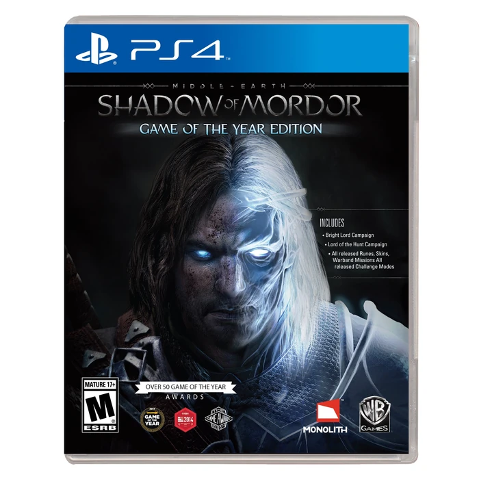 Shadow of Mordor Game of the Year Edition Playstation 4 by WB - Used - Very Good condition - CA$35.95