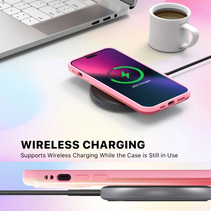 MyBat Pro Chic Series Phone Case for iPhone 14 Pro - Bubblegum by MyBat Pro - Image 5