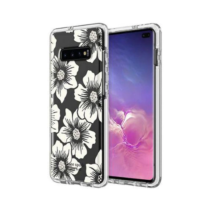 Incipio Kate Spade New York Defensive Hardshell Phone Case for Galaxy S10+ - Hollyhock Cream by Incipio - Refurbished - Excellent condition - US$8.28