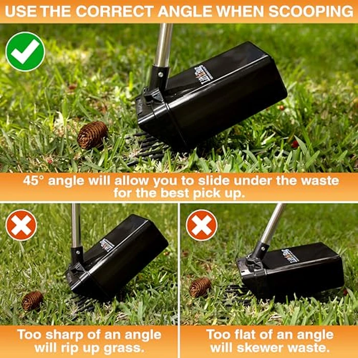 Neater Pet Brands Lift N’ Bag 2.0 Dog Pooper Scooper with Bag Attachment & 22" Pole for Small to Large Dogs, New & Improved Design, 15 Refill Bags, Heavy Duty Dog Poop Scooper for Yard, One-Hand Use by Neater Pet Brands - Image 7