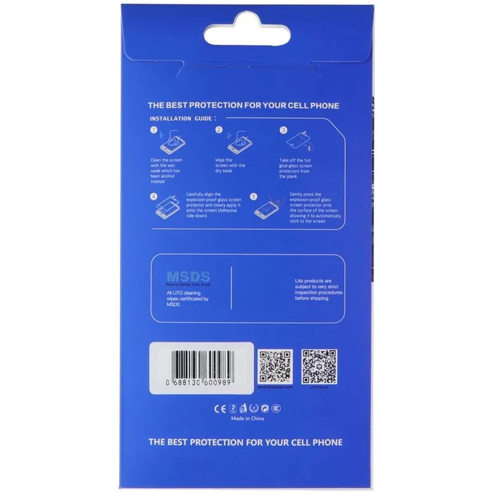 LITO 2.5D Full Glue Tempered Glass Screen Protector for Moto G51 5G - Clear by LITO - Image 2