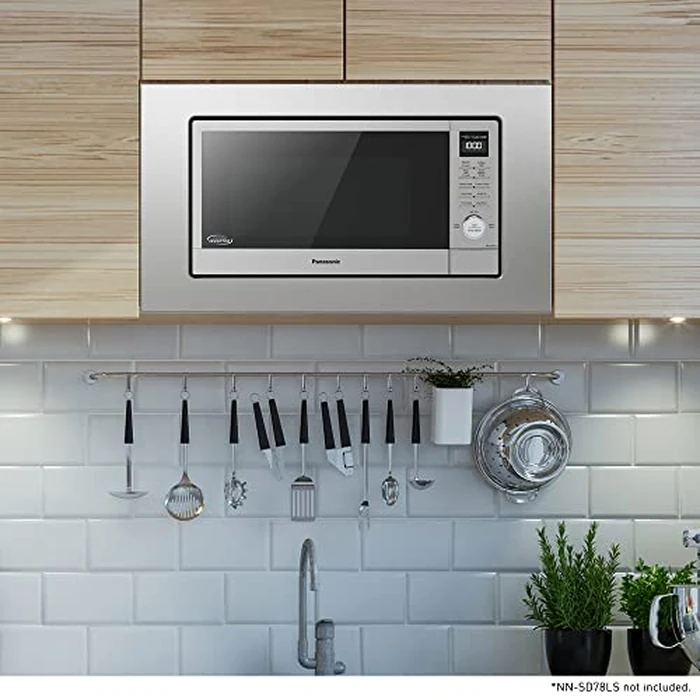 Panasonic NNTK73LS Premium 30" Flush Mount Trim Kit for Microwave Oven, Stainless Steel by Panasonic - Image 2