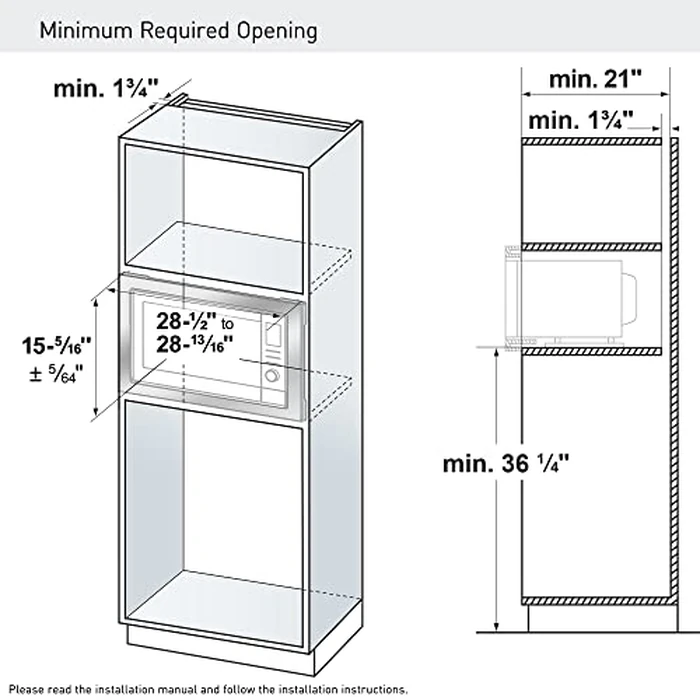 Panasonic NNTK73LS Premium 30" Flush Mount Trim Kit for Microwave Oven, Stainless Steel by Panasonic - Image 4