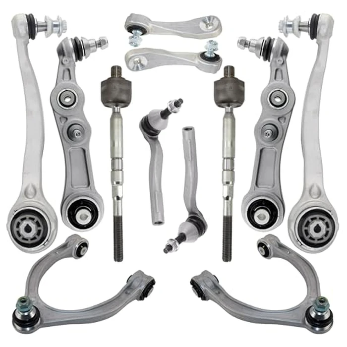Rockplanet Front Supension Control Arm Kit Compatible With Mercedes Benz C E Class W205 A205 C205 S205 W213 A238 C238 C257 Upper and Lower Control Arm, Sway Bar Link, Outer & Inner Tie Rod Ends by Rockplanet - Used - Like New condition