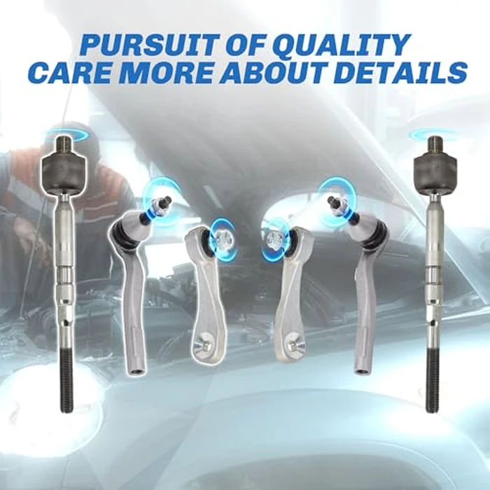 Rockplanet Front Supension Control Arm Kit Compatible With Mercedes Benz C E Class W205 A205 C205 S205 W213 A238 C238 C257 Upper and Lower Control Arm, Sway Bar Link, Outer & Inner Tie Rod Ends by Rockplanet - Image 5