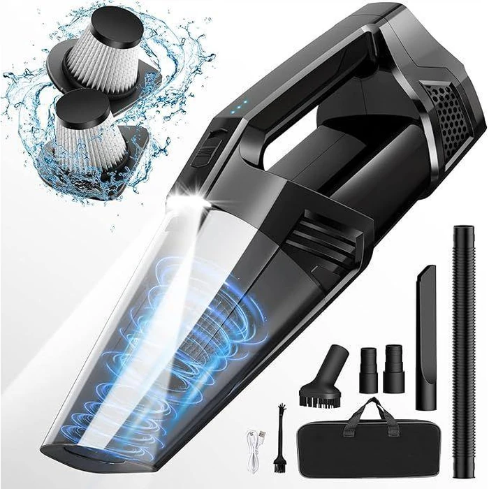 Blestan Handheld Vacuum Cordless Car Vacuum LED Light 9000PA - Black by Blestan - Refurbished - Excellent condition