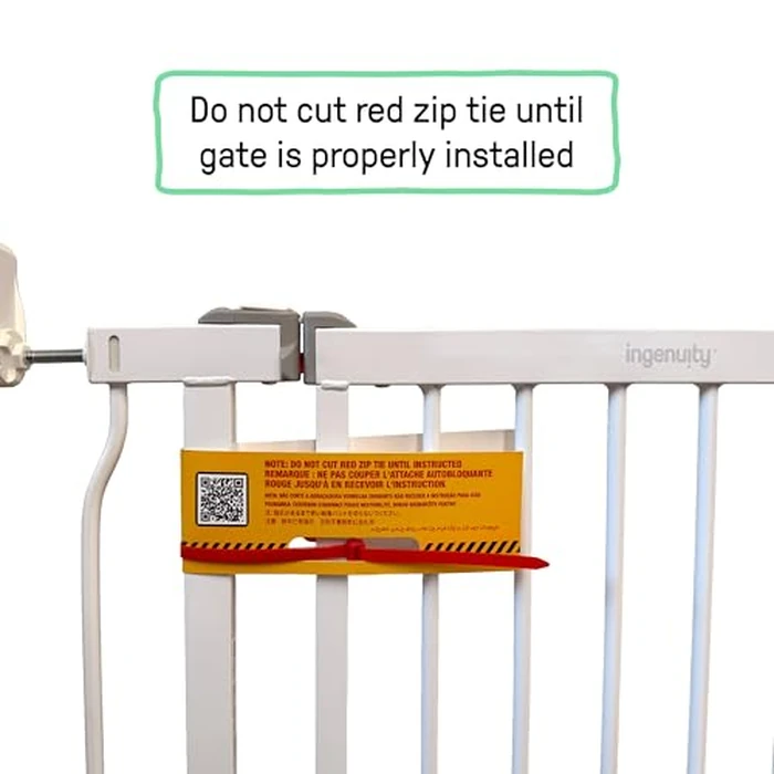 Summer by Ingenuity Thruway 52W Series Pet and Baby Gate with GlideOpen, 29"-52" Wide, 28" Tall, Pressure or Hardware Mounted, Install on Wall or Banister in Doorway or Hallway - Espresso by Ingenuity - Image 8