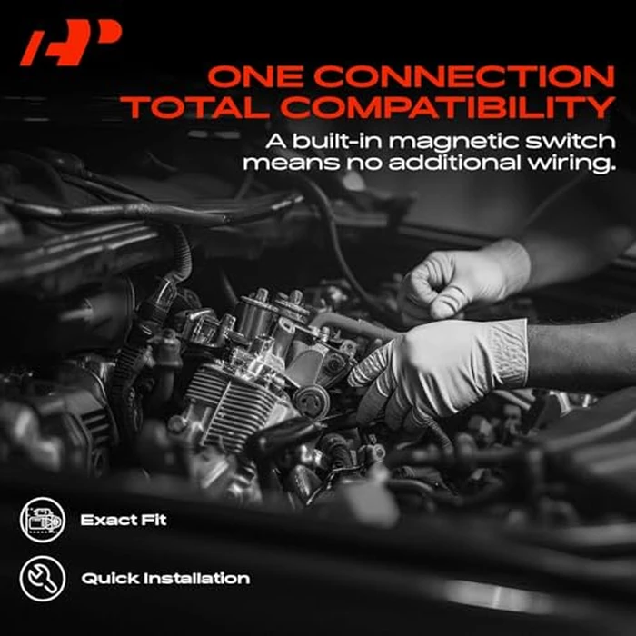 A-Premium Starter Motor Compatible with Ford F-250 Super Duty, F-350 Super Duty, F-450 Super Duty, F-550 Super Duty, E-350 Club Wagon, E-450 Super Duty, Excursion, LCF, 12V 3.0KW 12-Teeth Clockwise by A-Premium - Image 8