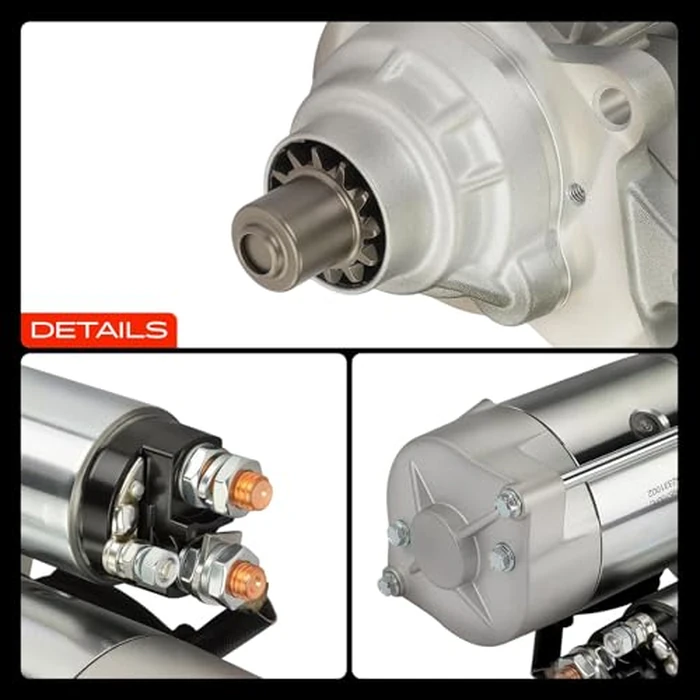 A-Premium Starter Motor Compatible with Ford F-250 Super Duty, F-350 Super Duty, F-450 Super Duty, F-550 Super Duty, E-350 Club Wagon, E-450 Super Duty, Excursion, LCF, 12V 3.0KW 12-Teeth Clockwise by A-Premium - Image 9