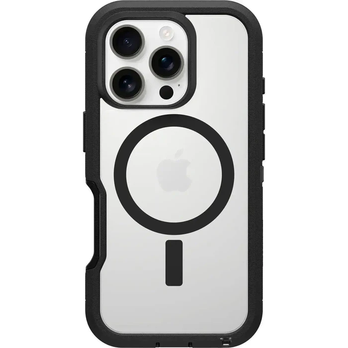 OtterBox Defender Series Pro XT with MagSafe Phone Case for iPhone 16 Pro - Dark Side (Clear / Black) by OtterBox - Refurbished - Brand New condition - US$53.48