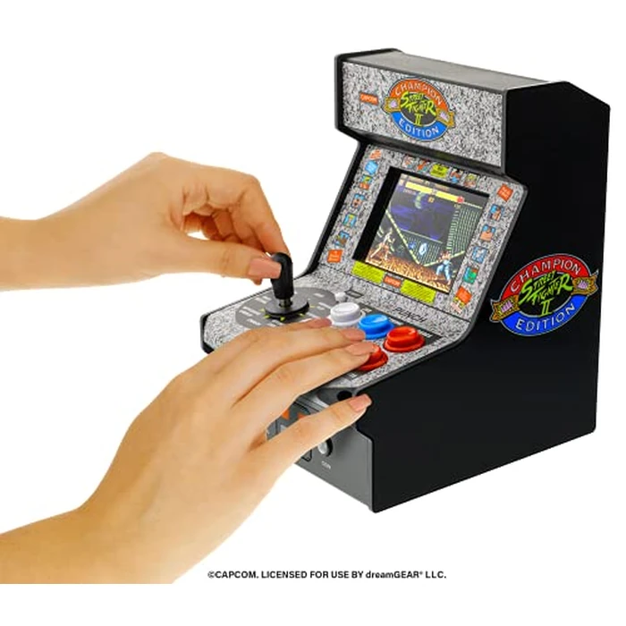 My Arcade Street Fighter 2 Champion Edition Video Game: Mini Arcade Machine, Arcade Version by My Arcade - Image 1