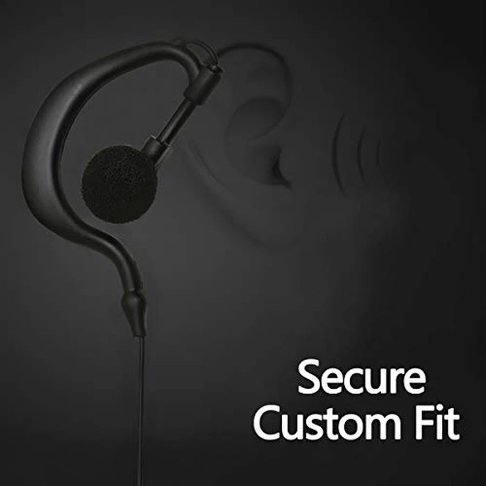 BAOFENG Two Way Radio Earpiece Ham Radio K Port Headset | Walkie Talkie Headphone for UV-5R Mini BF-F8HP PRO 5RM DM32 UV32 GM21 UV-5G Plus K5PLUS AR-152 UV-17R BF-888S GM-15PRO UV-S9 Plus Etc (2Pack) by BAOFENG - Image 5