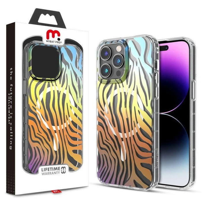 MyBat Pro Mood Series Phone Case with MagSafe for iPhone 14 Pro - Zebra by MyBat Pro - Refurbished - Brand New condition - US$8.28