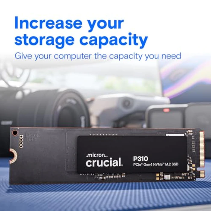 Crucial P310 500GB SSD, PCIe Gen4 NVMe M.2 2280, Up to 6,600MB/s, for Laptop, Desktop (PC), & Handheld Gaming Consoles, Includes Acronis Data Recovery Software, Solid State Drive - CT500P310SSD801 by Crucial - Image 3