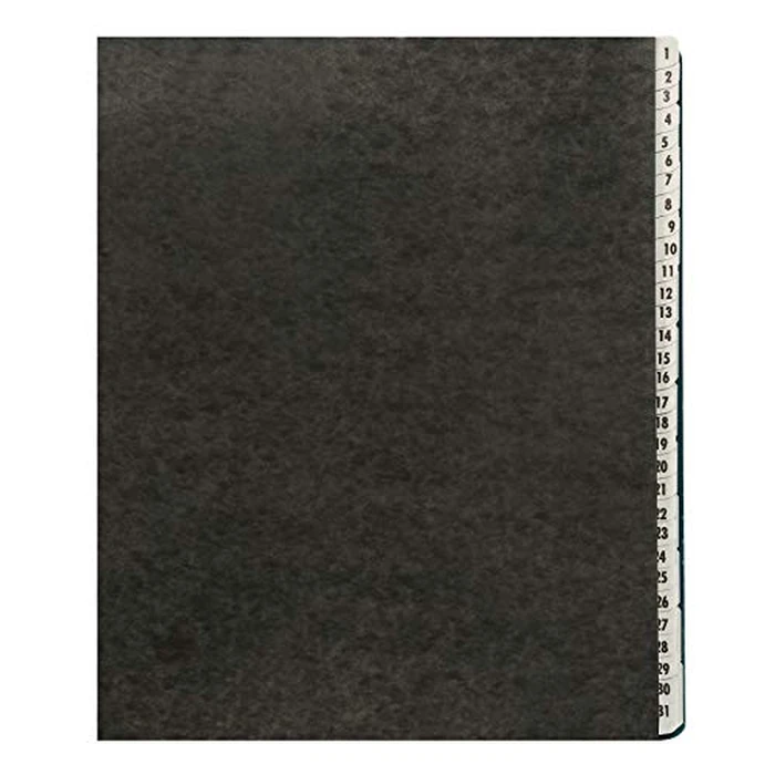 Amazon Basics Expanable Office File Sorter,Daily & Monthly File Organizer, Letter Size, Black by Amazon Basics - Image 3