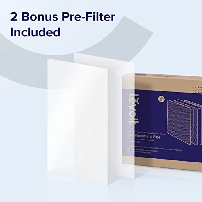 LEVOIT Genuine Vital 200S-P Air Purifier Smoke Remover Replacement Filter, Supports HEPA Sleep Mode, 4-in-1 High-Efficiency Activated Carbon Filter, Vital 200S-RF-SR, 1 Pack, Blue by Levoit - Image 6