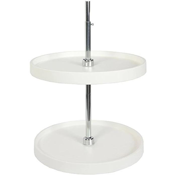 Knape & Vogt PFN20ST-W 31.5 by 20 by 20-Inch Round Polymer Lazy Susan Cabinet Organizer, Full by Knape & Vogt - Used - Like New condition - CA$49.45