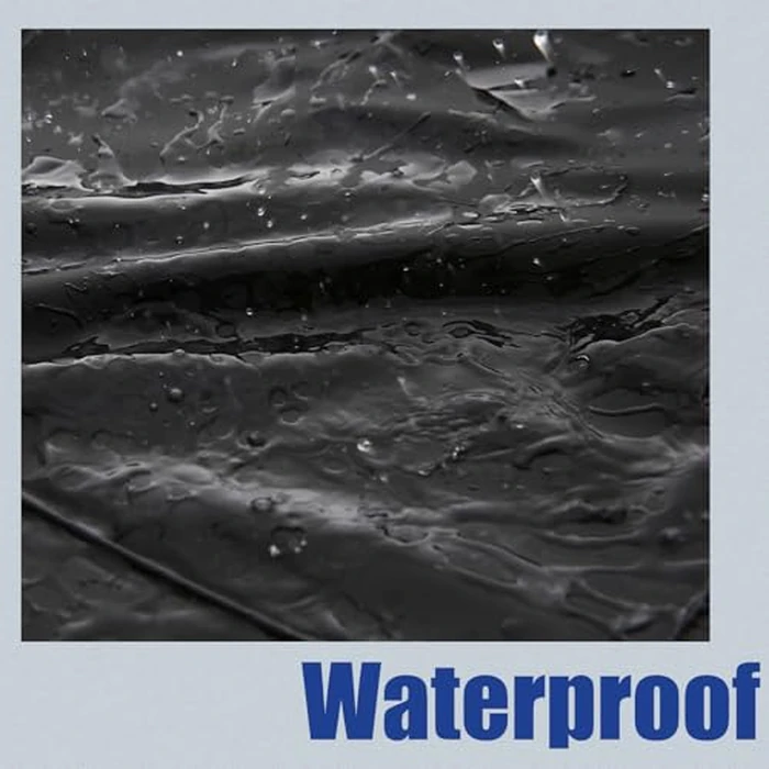 RainRider Workwear Bib Rain Pants for Men Women Heavy Duty Trousers Waterproof Work Pants Fishing Overalls(Black,S) by RainRider - Image 2