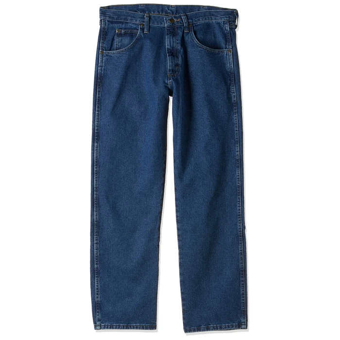 Wrangler mens Relaxed Fit jeans, Antique Indigo, 40W x 38L US by Wrangler - Used - Like New condition - US$37.99