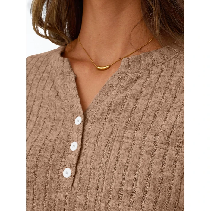 LILLUSORY Womens 2 Piece Lounge Sets Matching Airport Travel Outfits 2026 Spring Clothing Fall Pajamas Sweat Suits Pockets Khaki S by LILLUSORY - Image 5