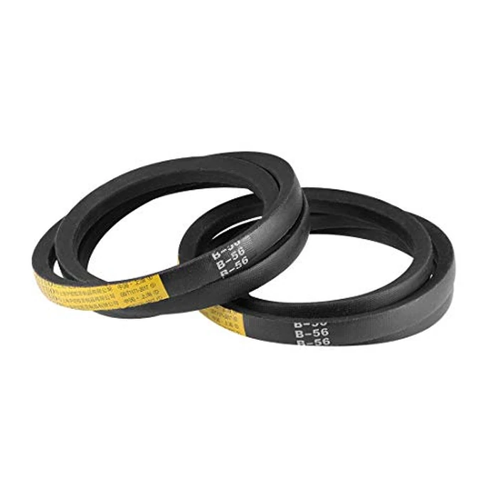 uxcell B56 V-Belts 56" Pitch Length, B-Section Rubber Drive Belt 2pcs by uxcell - Image 1