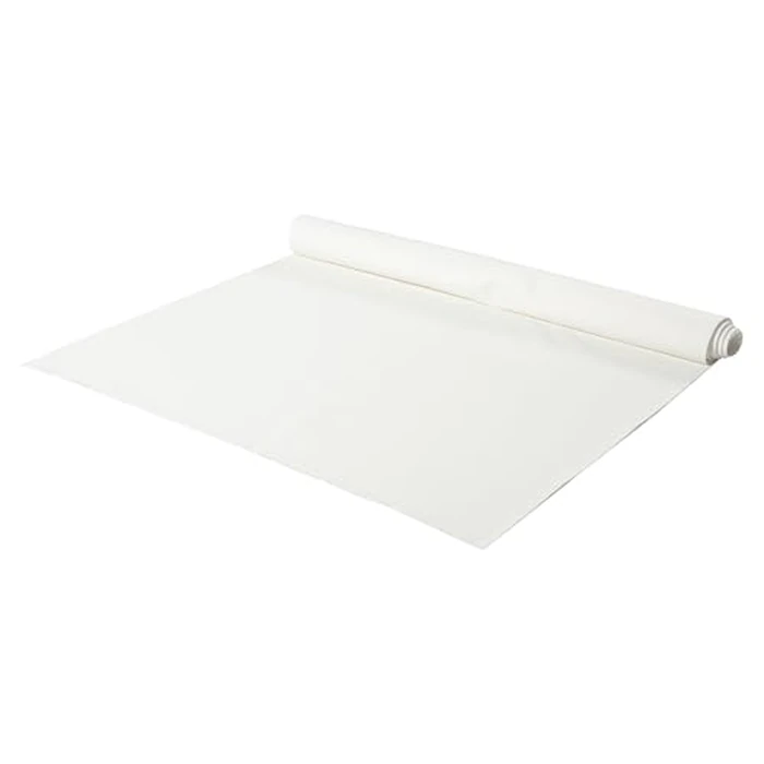 VekAuto Headliner Fabric 80" L x 60" W Interior Trim DIY Roof Repair Replacement for Car Truck RV SUV Boat Automotive Suede Fabric White by VekAuto - Image 1