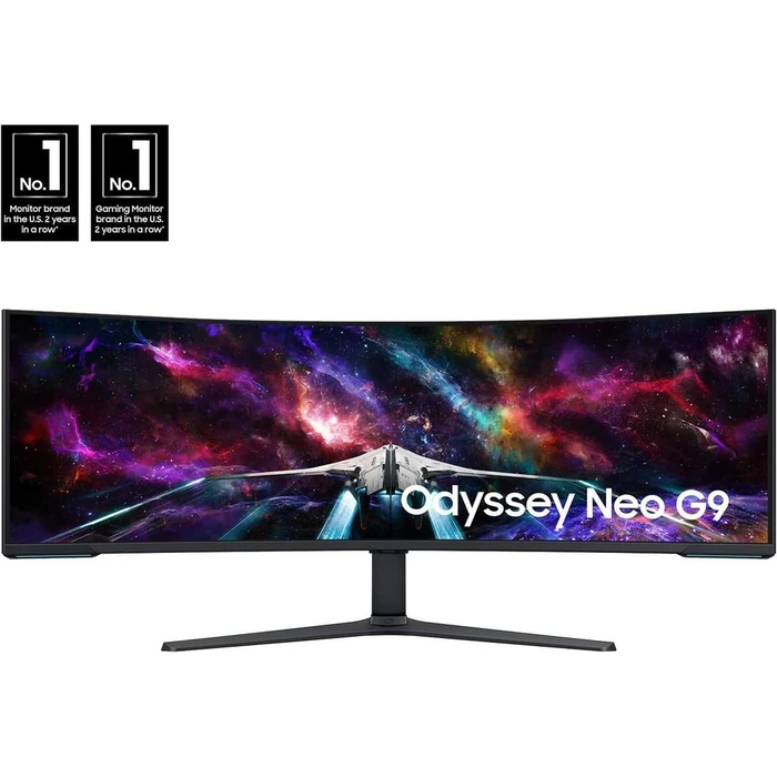 Samsung Odyssey Neo G9 Dual 4K 1000R Curved Monitor 57" - White - 57 Inch by Samsung - Image 2