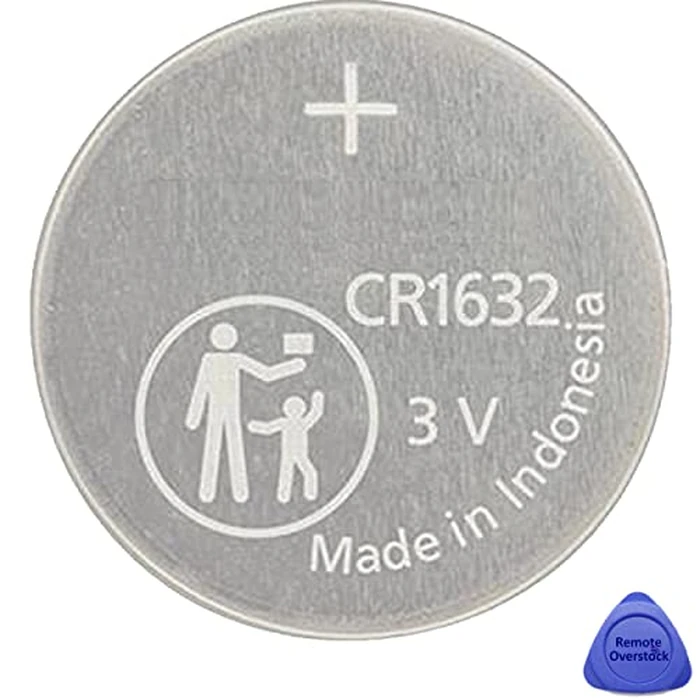 (2 Pack) CR1632 1632 Remote Key Fob Battery Replacement for Lexus (fits 2006-2015) Case RX ES350 GS300 GS350 GS430 GS450h IS250 IS350 RX350 RX450h Bundle (FCC: HYQ14AEM HYQ14ACX P/N's 89994-50241) by RemoteOverstock - Used - Good condition