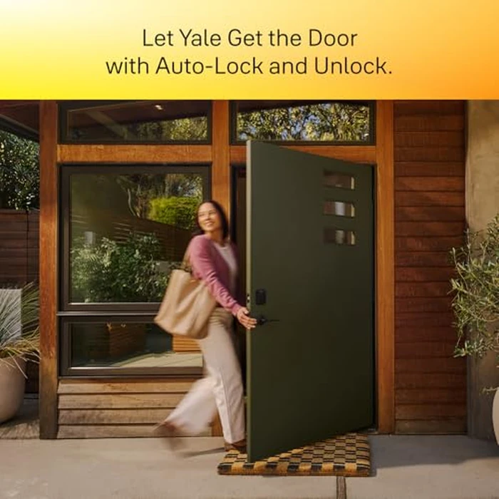 Yale Assure Lock 2 Touch Deadbolt, Satin Nickel Smart Entry Door Lock with Z-Wave (ZW3) Connected Touch Keypad and Fingerprint Scanner with Back-up Key, YRD410-F-ZW3-619 by Yale - Image 5
