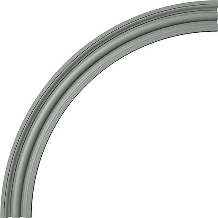 Ekena Millwork CR67BR Bradford Ceiling Ring (1/4 of complete circle), 68"OD x 58"ID x 5"W x 1"P by Ekena Millwork - Image 2