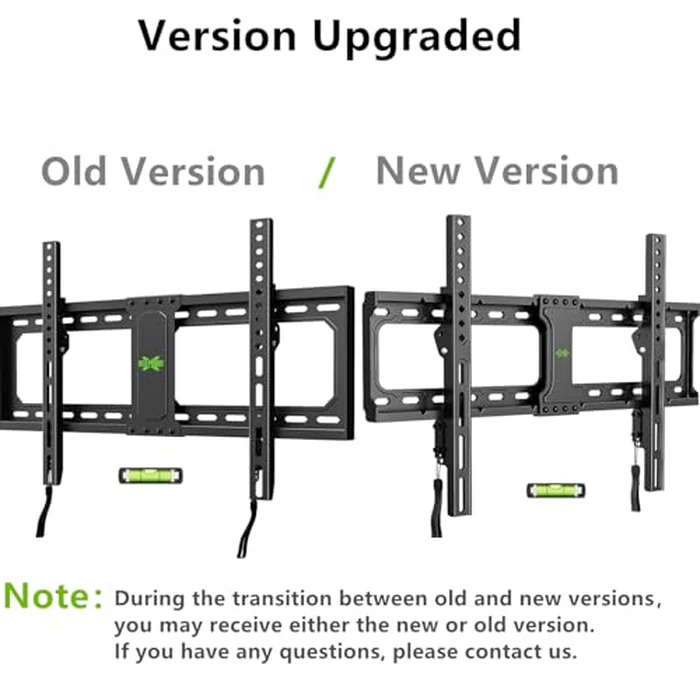 USX MOUNT Fixed TV Wall Mount for 37-82 Inch TVs up to 132 Lbs, Low Profile TV Wall Bracket Fit Wood Studs 16", 18", 24", TV Mount with Max VESA 600x400mm, Quick Locked and Release, XFL090 by USX MOUNT - Image 2